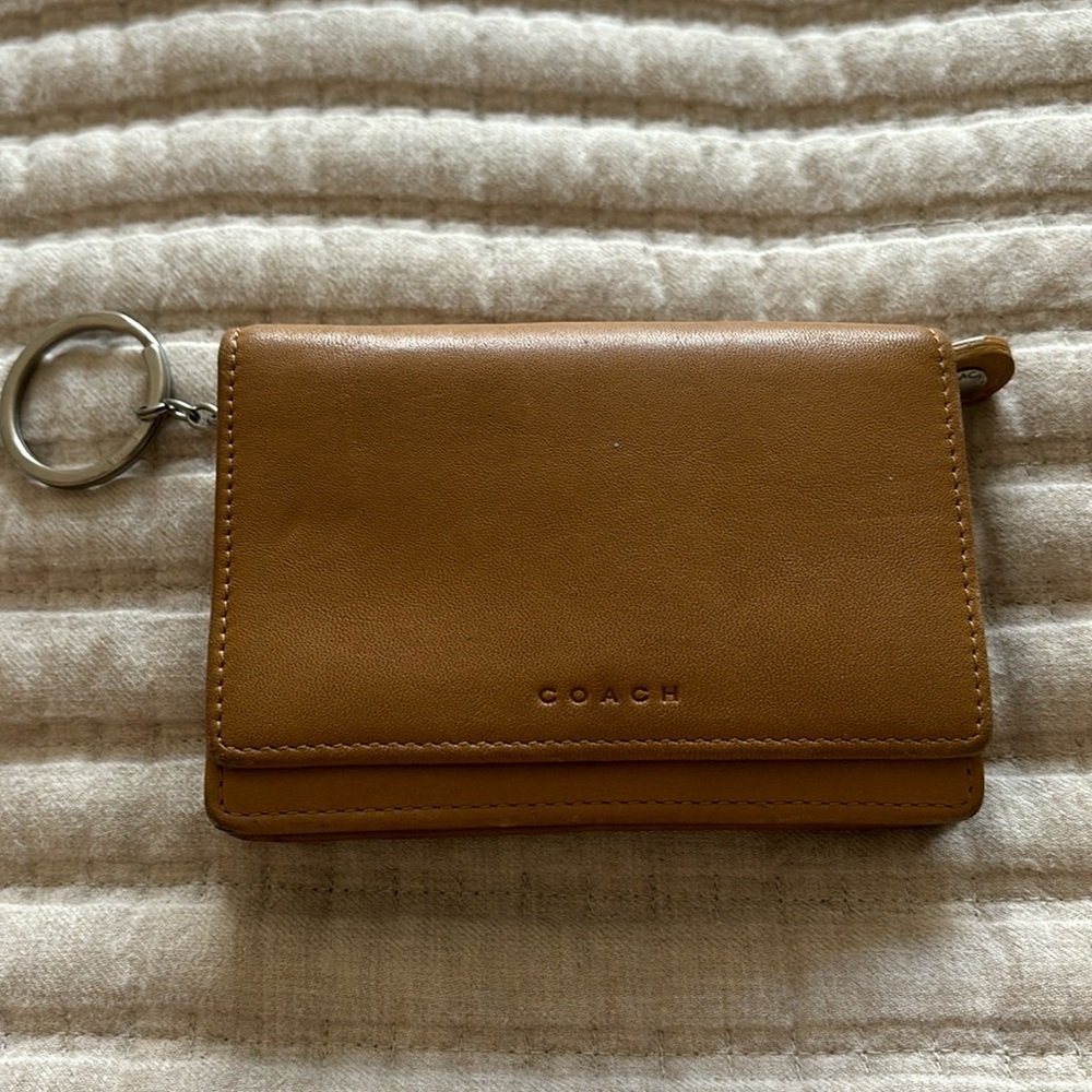 Coach leather wallet